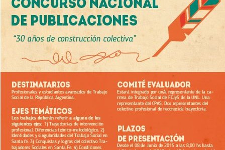 Concurso Nacional de Publicaciones «30 años de Construcción Colectiva»