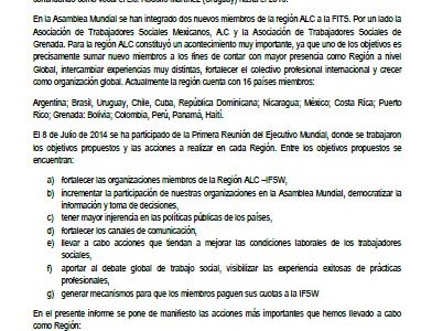 Informe de la Región América Latina y el Caribe de FITS