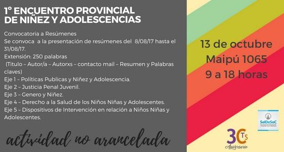 1° Encuentro Provincial de Niñez y Adolescencia