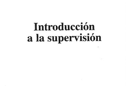 Introducción a la supervisión – Aguilar