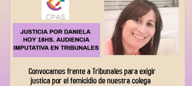 Justicia por Daniela: Convocatoria a Tribunales