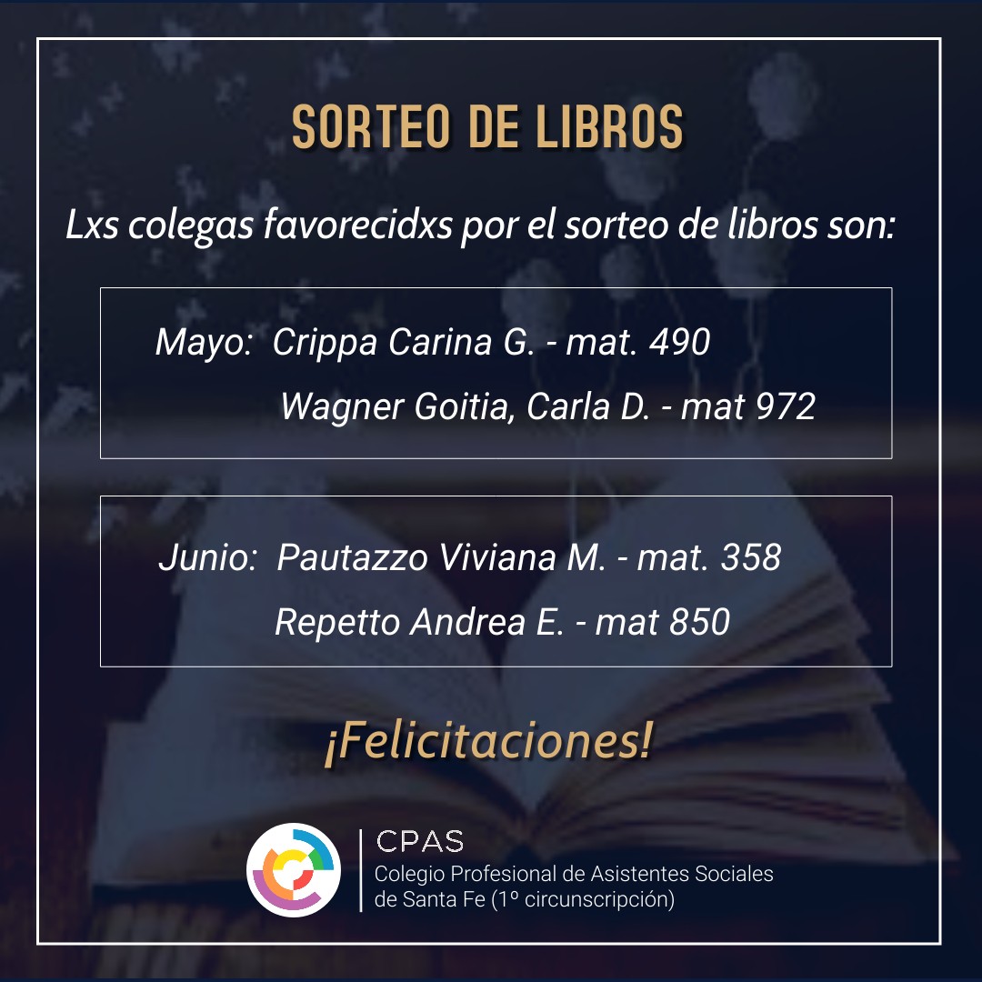 Sorteo de libros