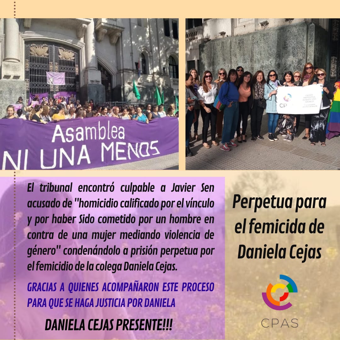 Perpetua para el femicida de Daniela Cejas