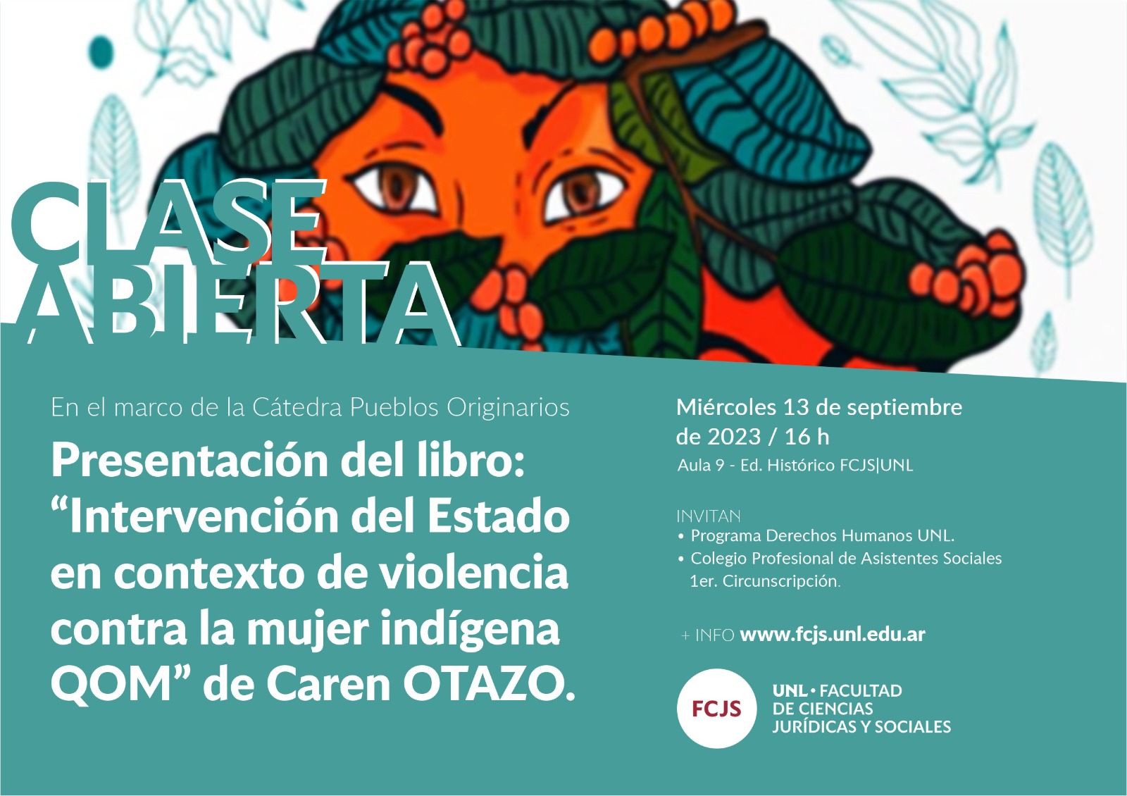 Presentación del libro «Intervención del estado en contexto de violencia contra la mujer indígena QOM»